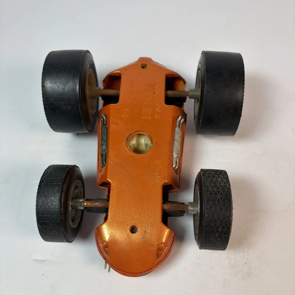 Vintage Zylmex Brute K706 Orange Diecast Dragster Race Car Hong Kong Toy